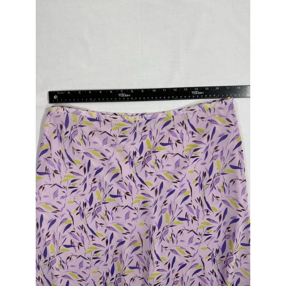 Y2K skirt women's lavender Floral‎ print Old Navy size 16